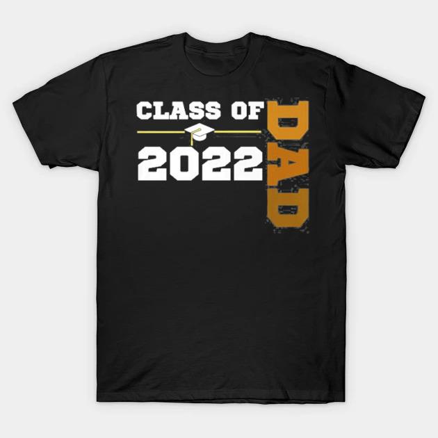 Class of 2022 senior class grad proud dad melanin hbcu color shirt