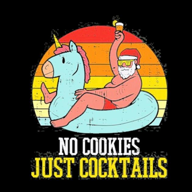 No cookies cocktails santa summer christmas in july xmas preview