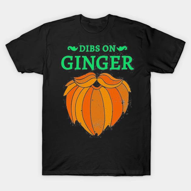 Vintage st. patrick's day dibs on the ginger red beard irish shirt