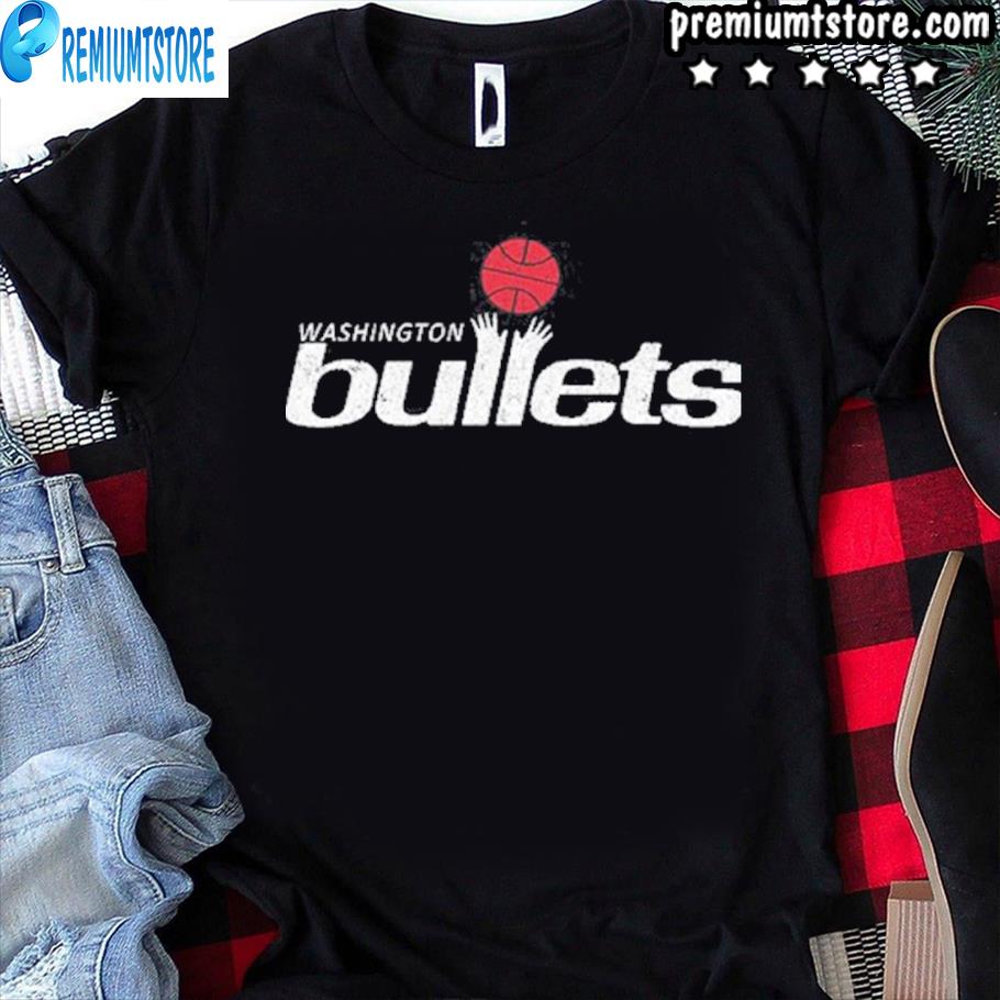 1995 Washington bullets roster basketball logo shirt