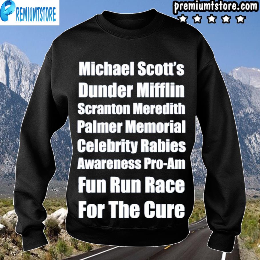 michael scott fun run race for the cure shirt