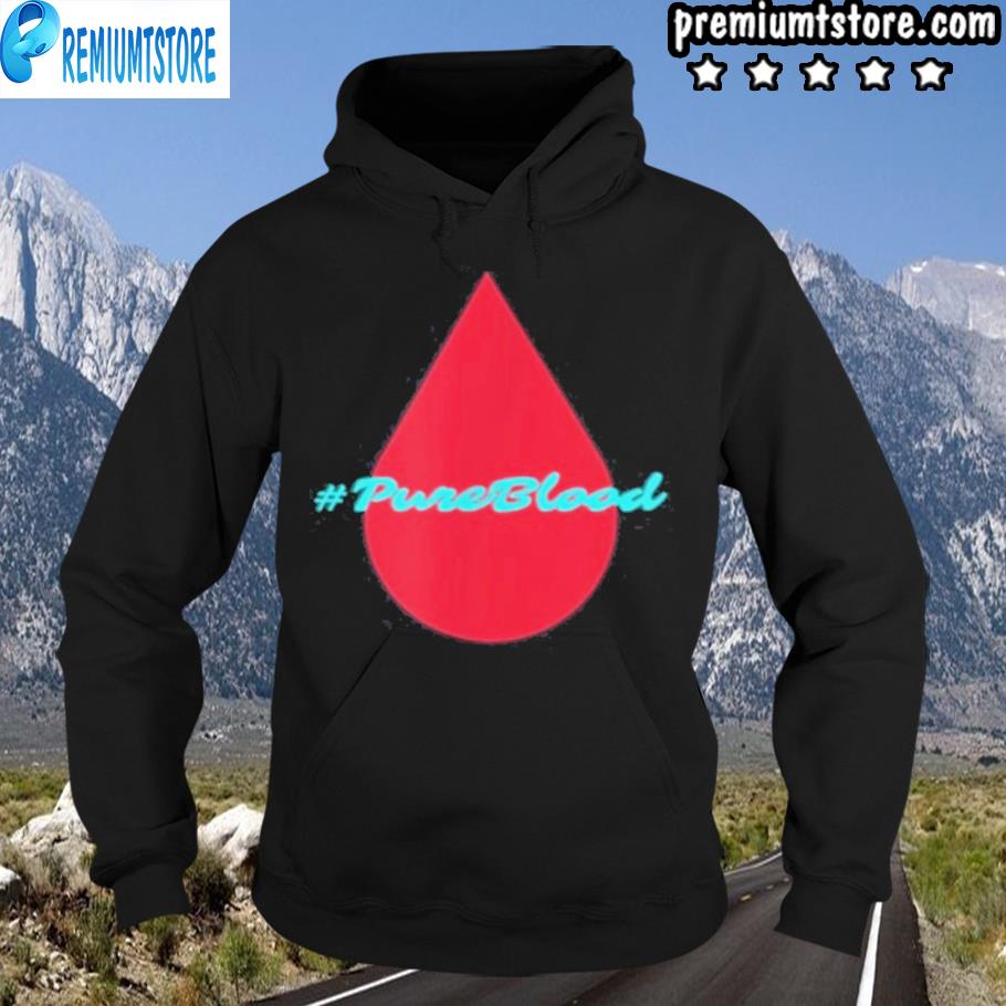#pureblood pure blood movement tee s hoodie-black