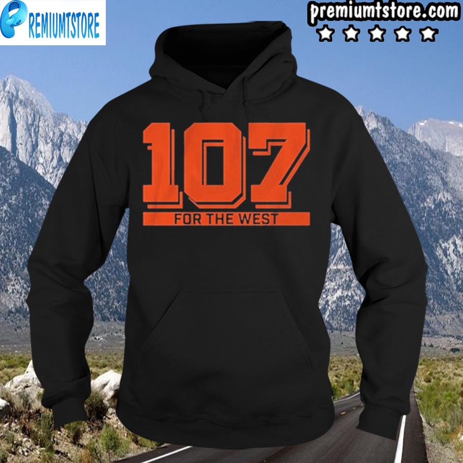 107 Wins For the West Shirt hoodie-black