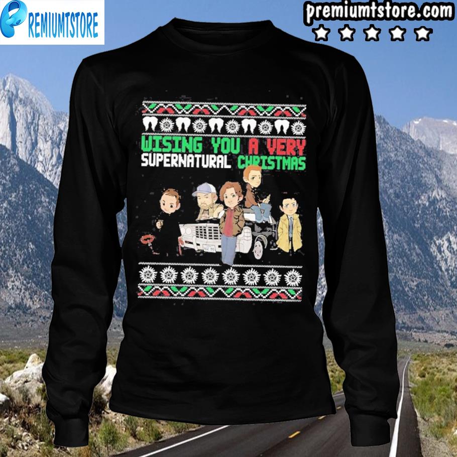 supernatural christmas sweater