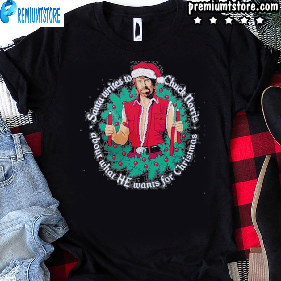 chuck norris christmas shirt