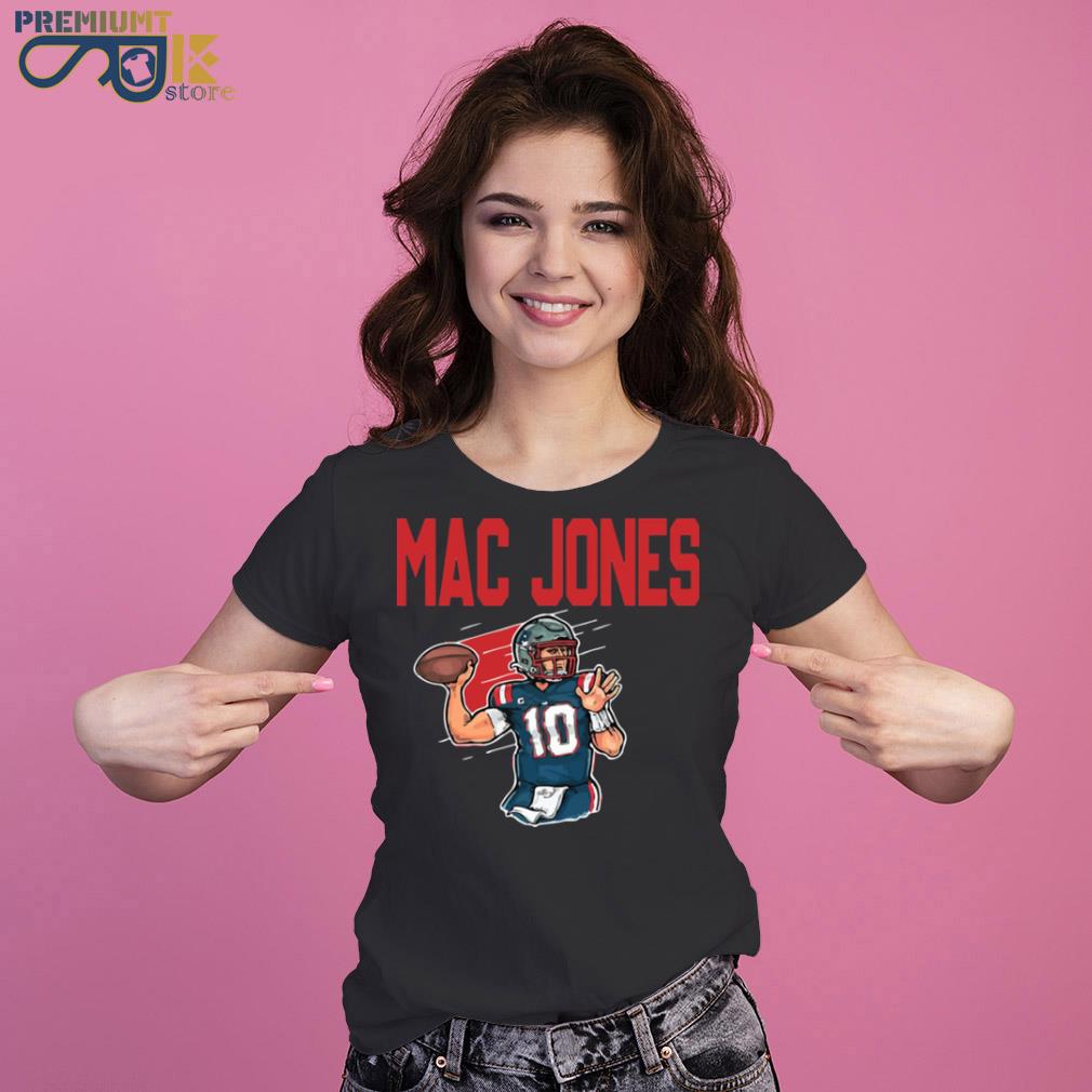 #10 mac jones design gift for Football fans s Ladies Tee