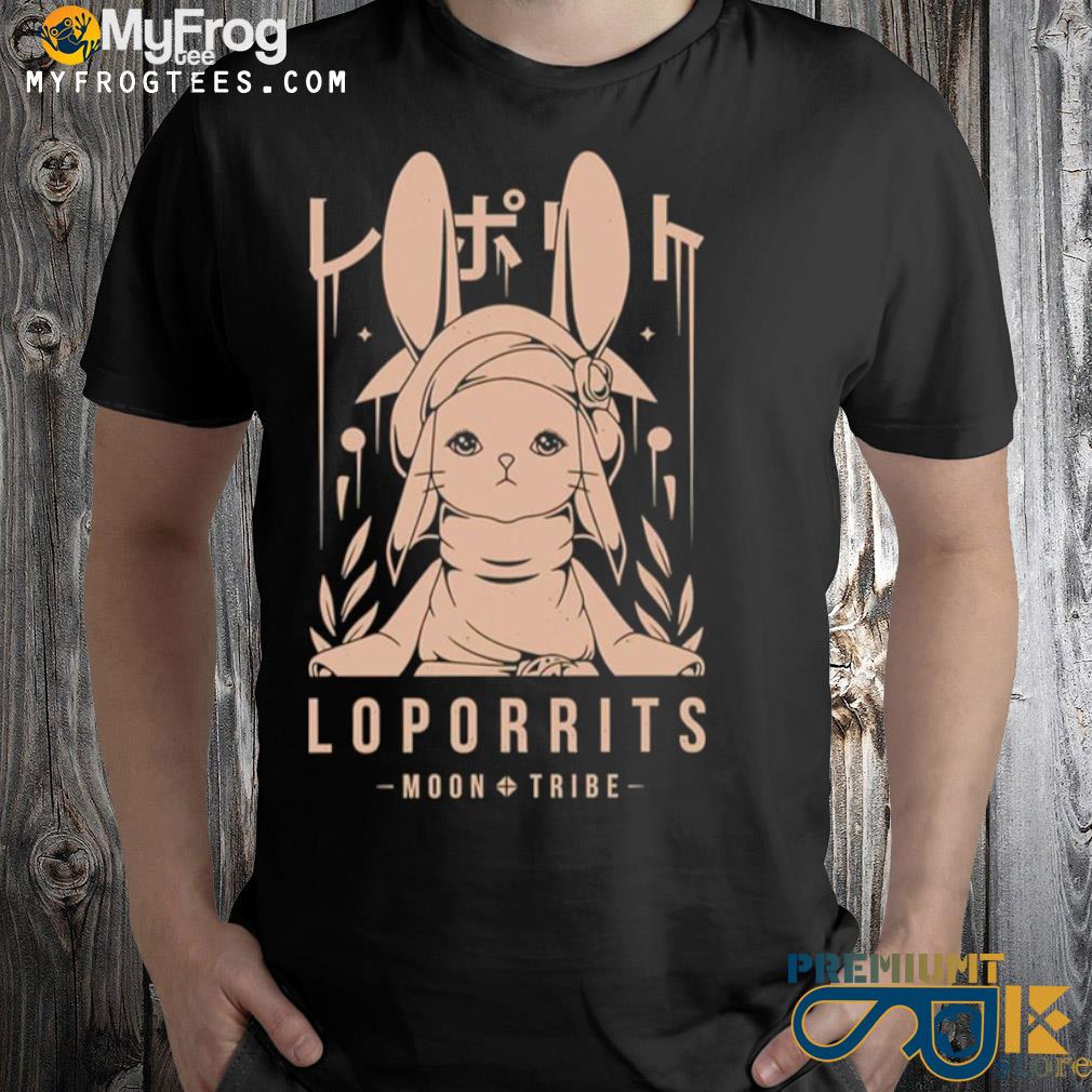 Loporrits moon tribe aesthetic bunny shirt