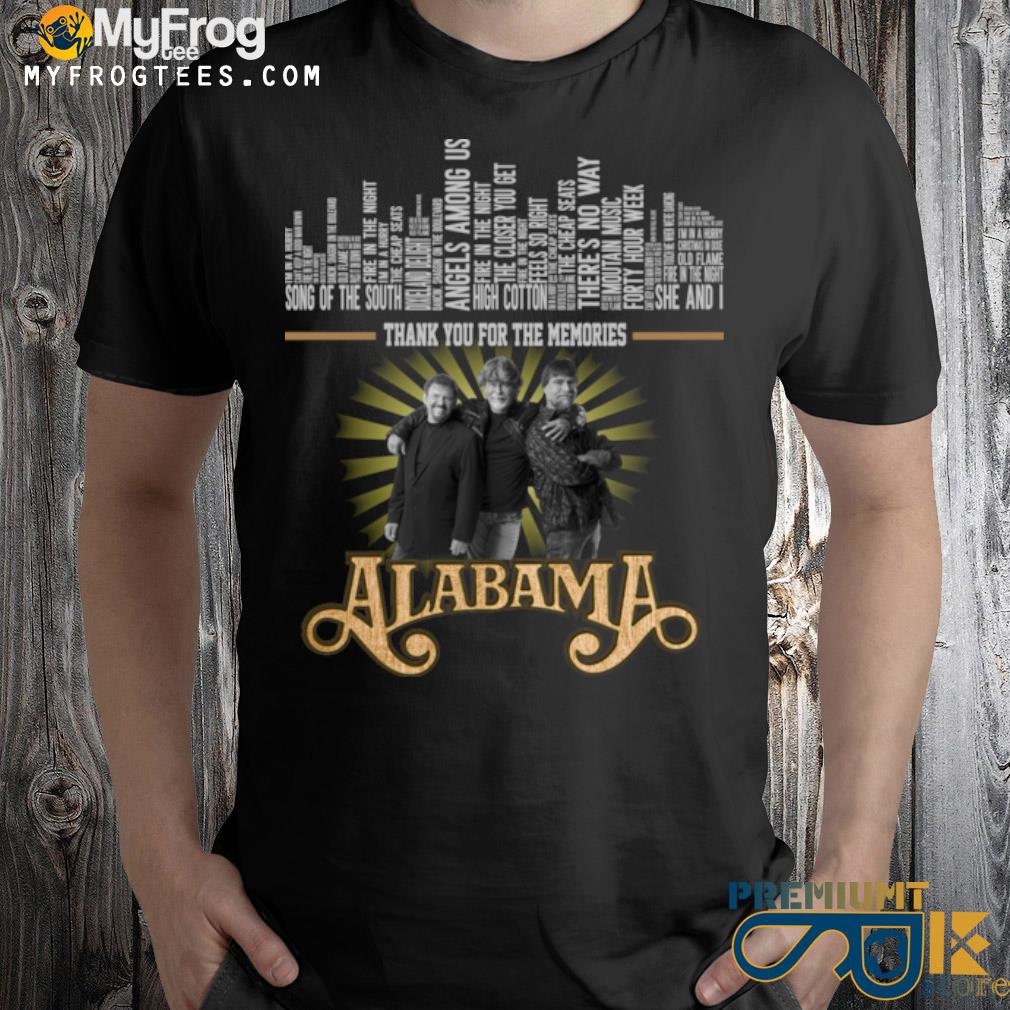 Alabama-Song-Of-The-South-Thank-You-For-The-Memories-shirt