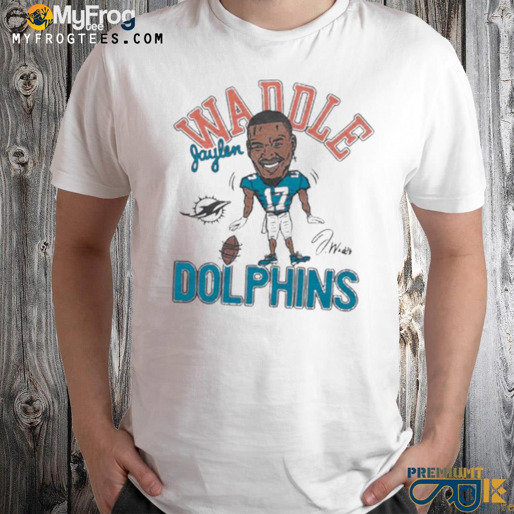 MiamI dolphins jaylen waddle signature shirt
